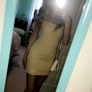 Yellow garage dress!